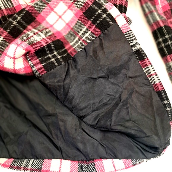 Girls 5/6 Lot Winter Preppy Clothing Wet Seal Y2K Wool Blend Pea Coat Academia - Picture 6 of 16